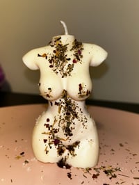 Image 1 of Female body candle 