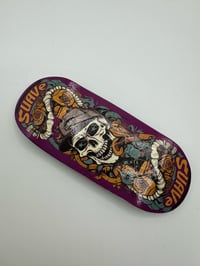 Image 1 of Suave Skull (purple) Embossed 
