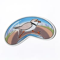 Image 1 of Chicago Piping Plover 3” Sticker