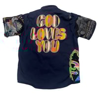 Image 2 of GOD LOVES YOU CARHARTT SHIRT 