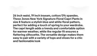Image 6 of New Sz.6 Jones New York signature floral Capri #969*10
