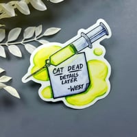 Image 1 of Re-Animator Glow-in-the-Dark Sticker