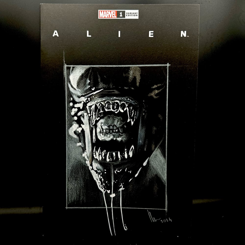 Marvel Alien Blank Variant Sketch Cover - Xenomorph (Alien Romulus)