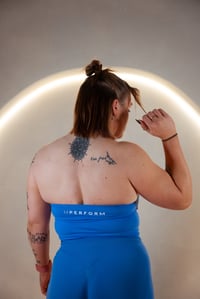 Image 3 of Sculpt Halter Neck Bra- Royal Blue 