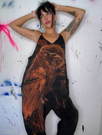 Image 4 of “AFTERLIFE” CUSTOM BLEACH PAINTED BAGGY JUMPER MEDIUM 