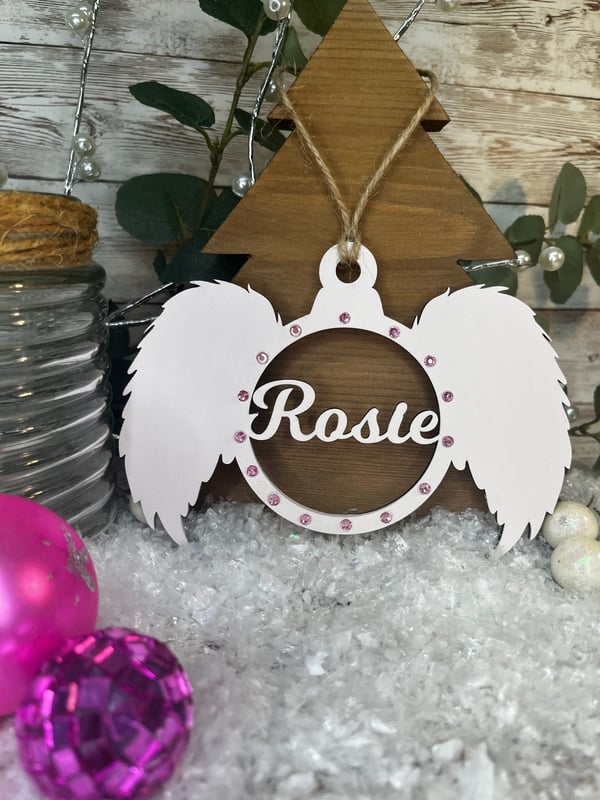 Image of Angel Wings Bauble