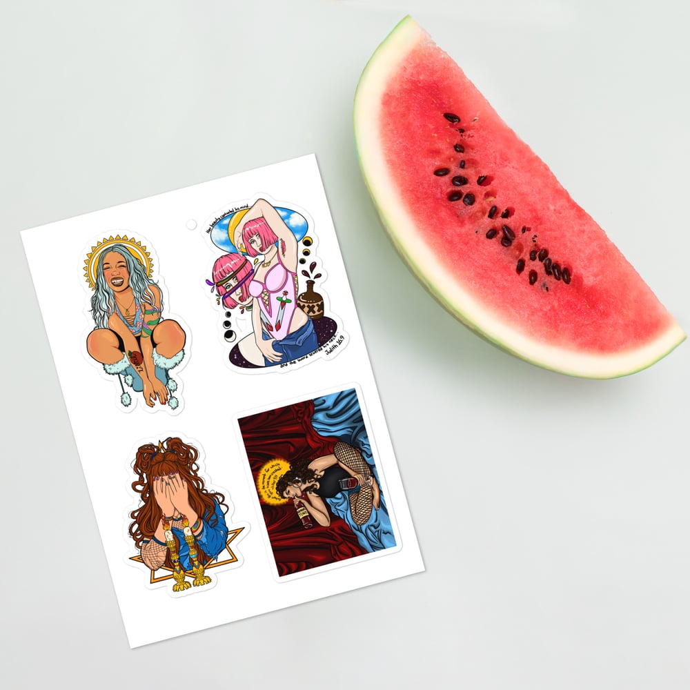 Image of Jewish Heroines Sticker sheet