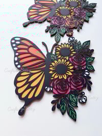 Image 2 of FLORAL BUTTERFLY SVG / ARCHIVO DIGITAL 