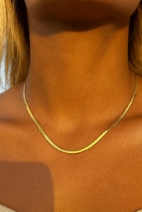 Image 1 of Sunlit Herringbone Chain