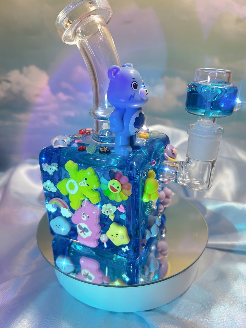 Care bear freeze 🥶 figurine bong