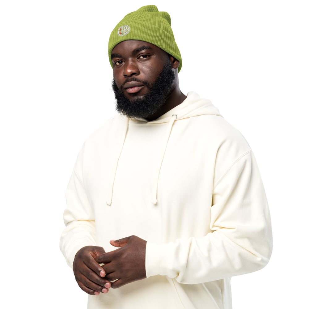 1016 Organic ribbed beanie