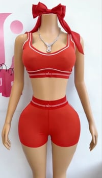 Image 7 of Alo Yoga Two Piece Short Set