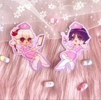 Image 1 of Nurse Kazuscara glitter stickers! 