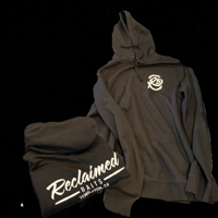 RB Pull Over Hoodie in black. 