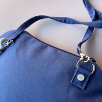 Image 2 of Zippertop Blue Fish Purse