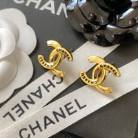 Image 3 of Chanel CC Logo Earrings
