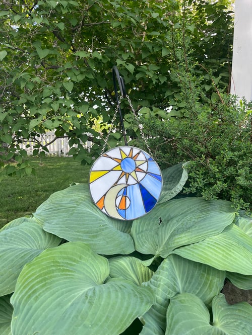 Image of Yin-Yang- stained glass