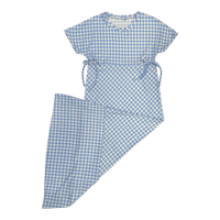 Image 1 of 7/8 Blue Checkered 