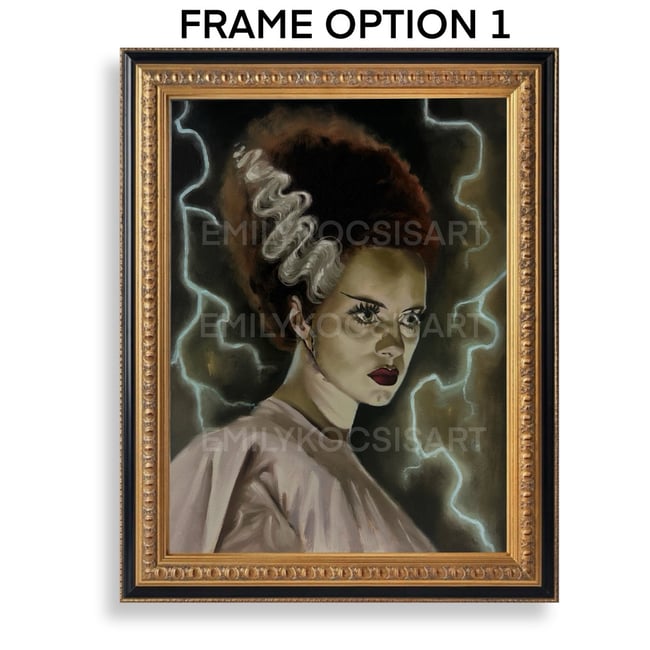 ‘Bride of Frankenstein’ Original 9x12 Oil Painting