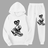 Mizzle Chainsaw Jogger Set(White)