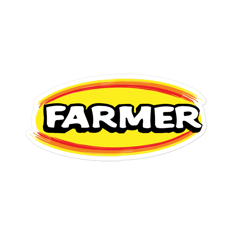 Image of Farmer Sticker