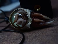 Image 6 of Nebula Hatchling Snaggletooth Pendant - Handmade,  2" OOAK