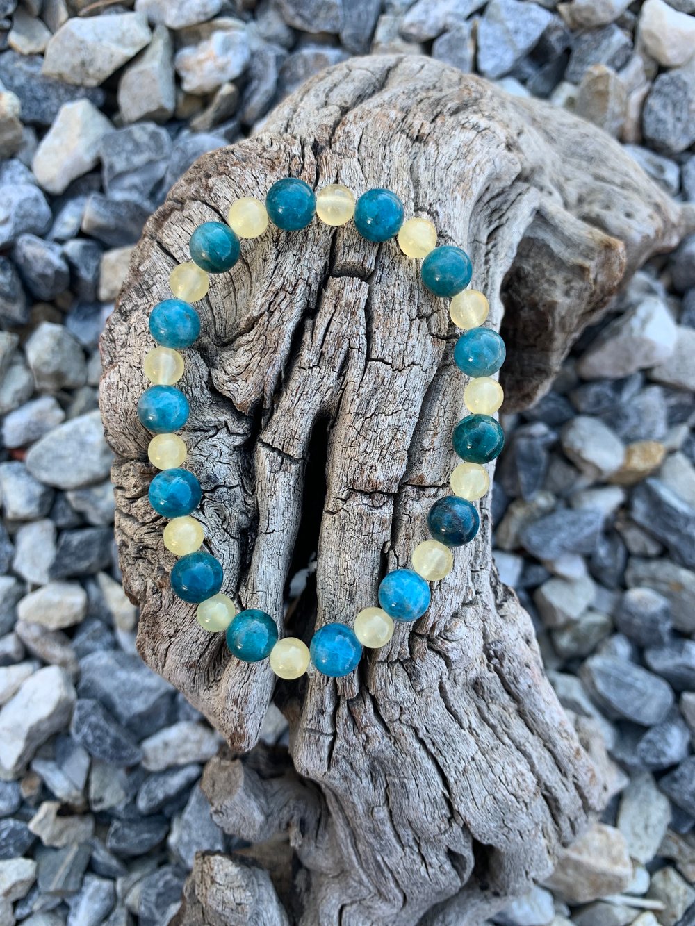 Image of Reiki Charged Apatite Bracelet