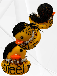Image 5 of Steelers Fans Designer Rubber Duck