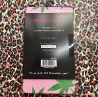 Image 3 of weed leaf thigh highs