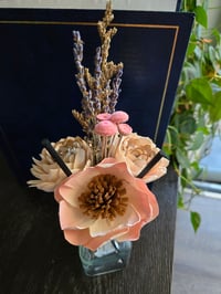 Image 4 of Blush and Cocoa Floral Reed Diffuser