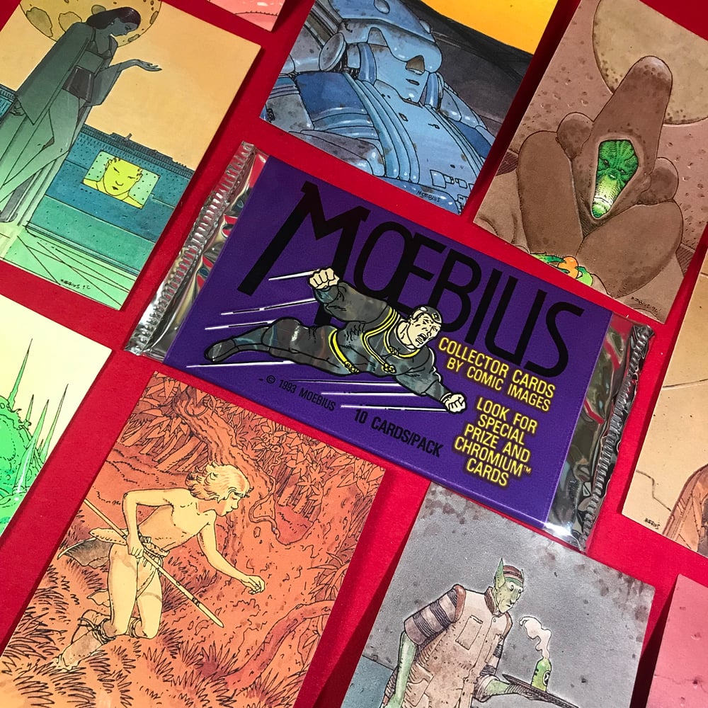 Moebius Trading card pack