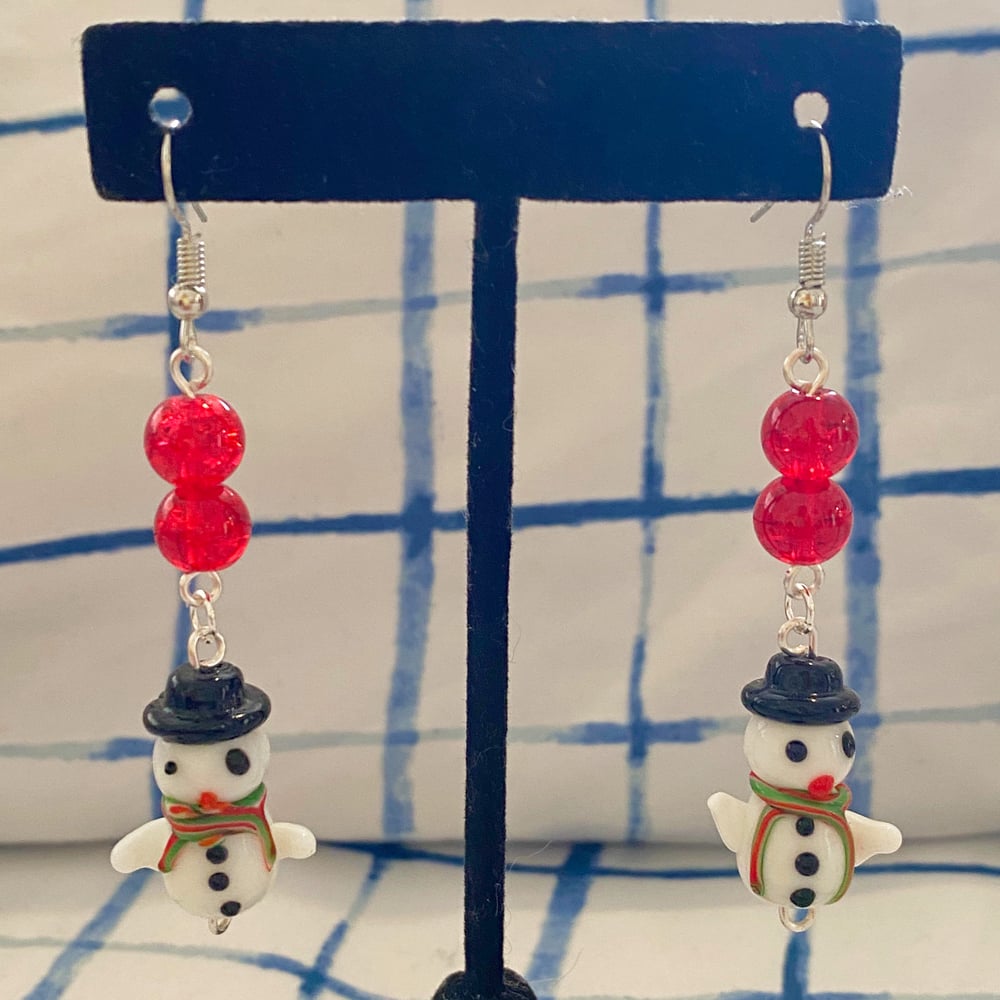 Image of holiday earrings