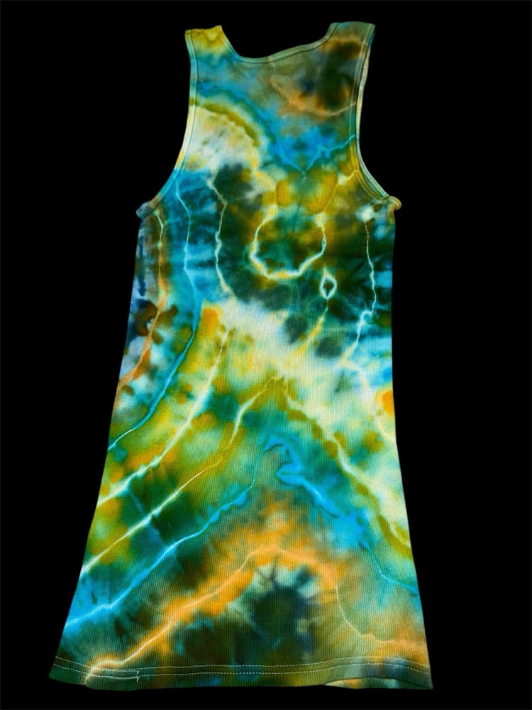 Image of (XL) Earthy Ocean Men’s Fitted Tank Top 