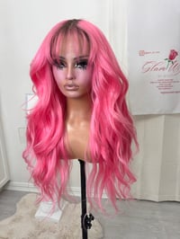 Image 12 of Salmon pink bangs (ready to ship) 