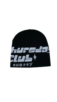 BLACK/WHITE BEANIE