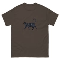 Image 6 of CAT PETTING CHART T-SHIRT