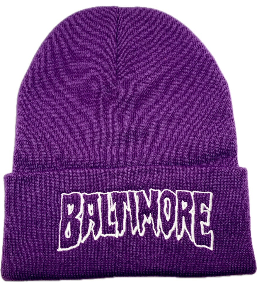 Image of Spooky Season Baltimore Beanie (Multiple Colors)