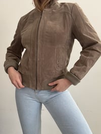 Image 2 of 00s Suede leather jacket // M 