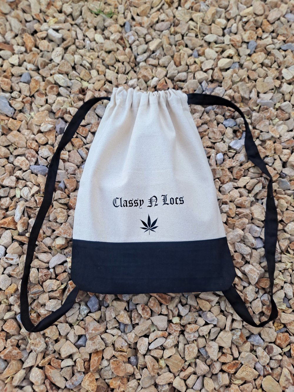 Image of Backpack Canvas drawstring