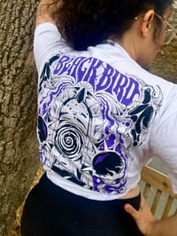 Image 4 of Tshirt blanc / violet 