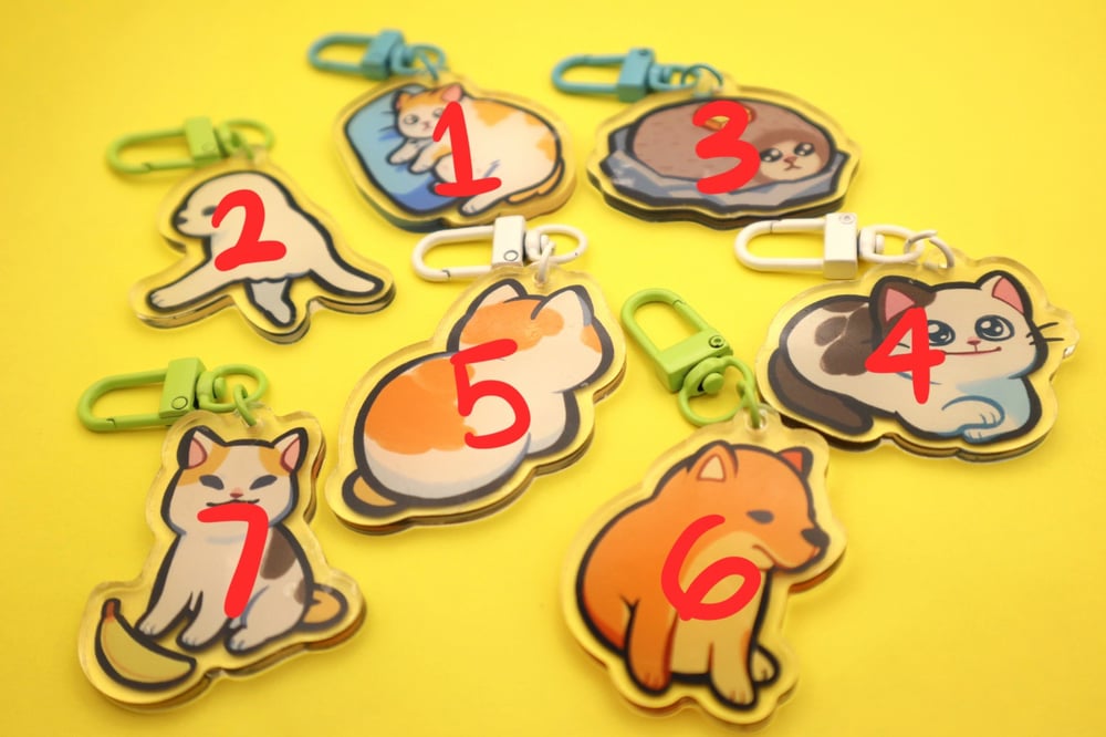 MEME ANIMALS ACRYLIC CHARM VOLUME 1