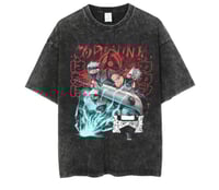 Naruto washed oversized t-shirt Kakashi vintage 