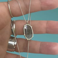 Image 2 of Moss aquamarine necklace 