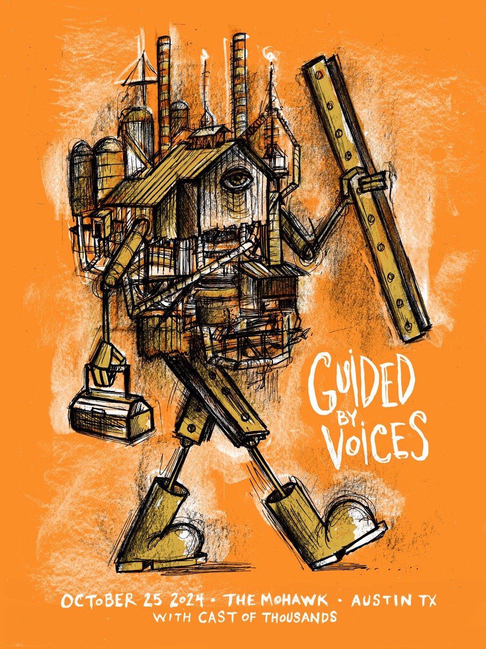 Guided By Voices Mohawk Austin | Ground Up Press: Artwork by
