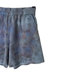 Image 10 of M 100% Cotton French Terry Sweatsuit Set in Dark Stormy Ice Dye