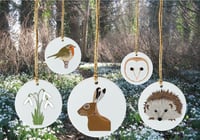 Norfolk By Nature - Wildlife Christmas Bauble/Keepsake