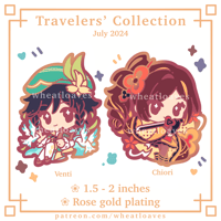 Image 10 of Genshin Impact Enamel Pins - Pin Club Extras