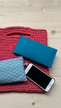 Image 3 of Crochet Tote Bag Corallo
