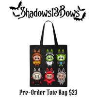 Pre-Order Halloween Labubu Tote Bag 