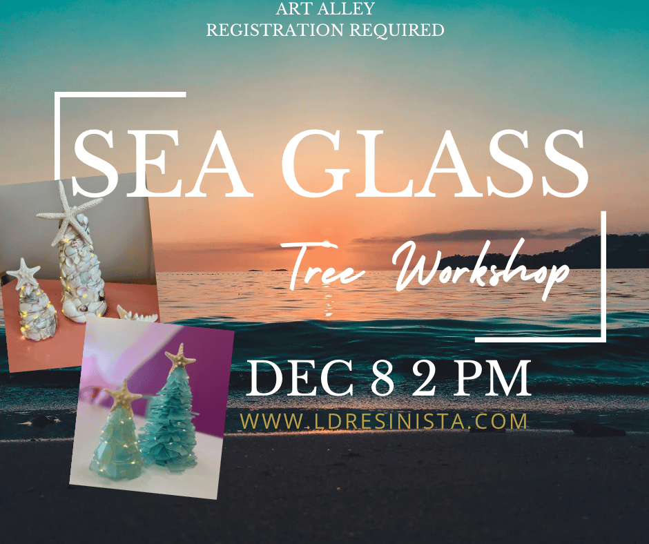 Image of Dec Sea Glass Tree Workshop